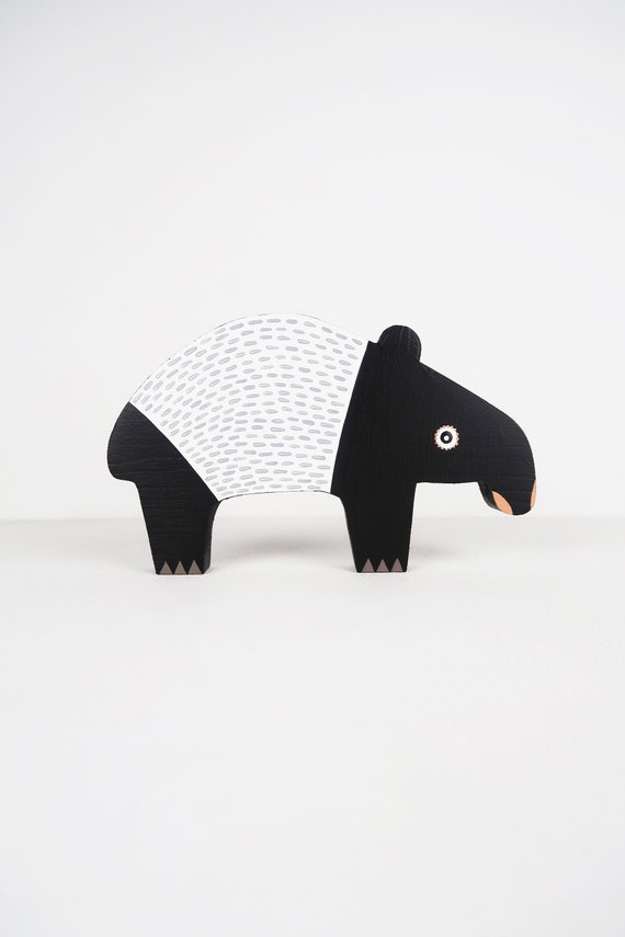 Tapir Wooden Animal Tapir Wooden Animal