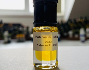 Patchouli, India 2022 - Iron Distilled, Dark - Patchouli Essential Oil - Pogostemon cablin