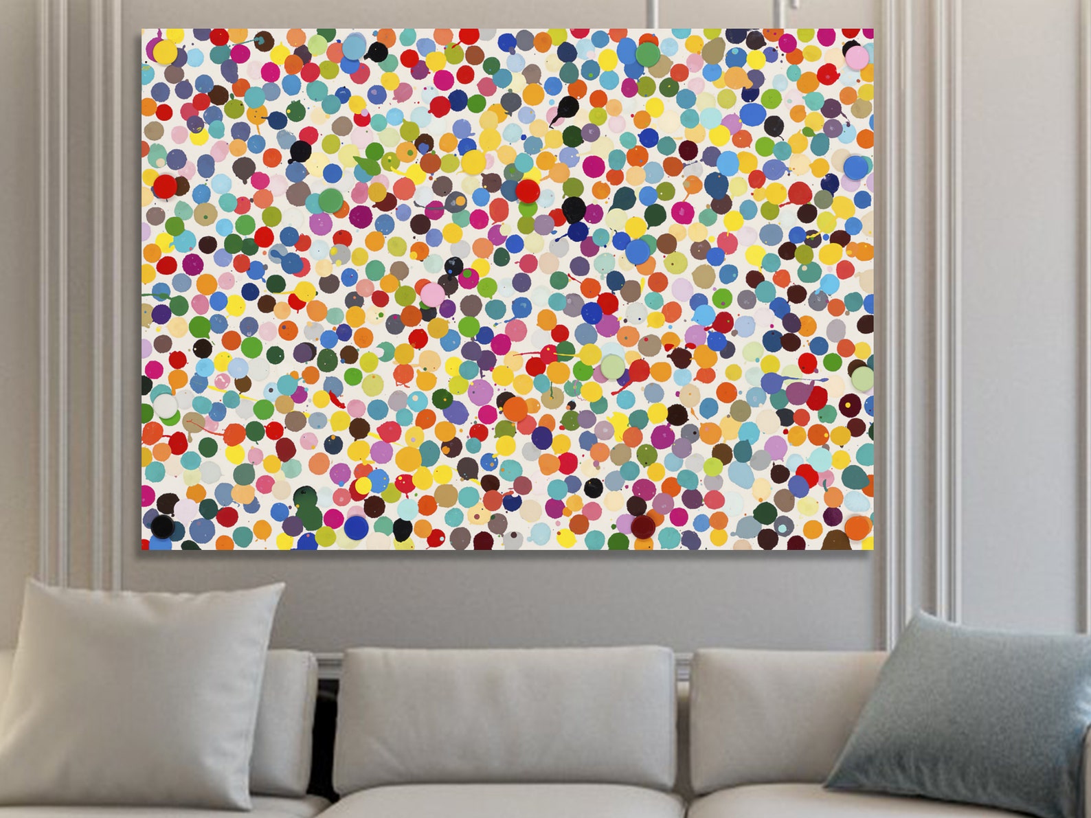 Damien HirstOpium Abstract Colored patterns Colored spots