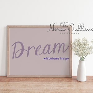 Dream a Little Dream, Print, Wall Art, Fine Art-Print, Quotes, Sayings, Typography, Wall Print, Digital Print, Song Lyrics