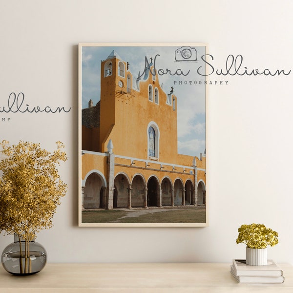 Izamal Yucatán Mexico, Mexico Print, Mexico Wall Print, Digital Print Photograph, Printable Photo, Photography Print, Printable Wall Art