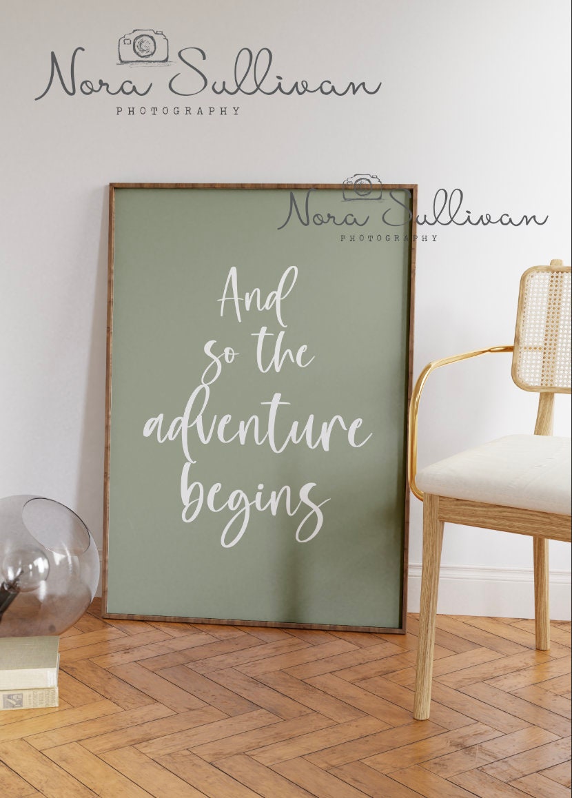 Adventure Begins Here Print main image 1