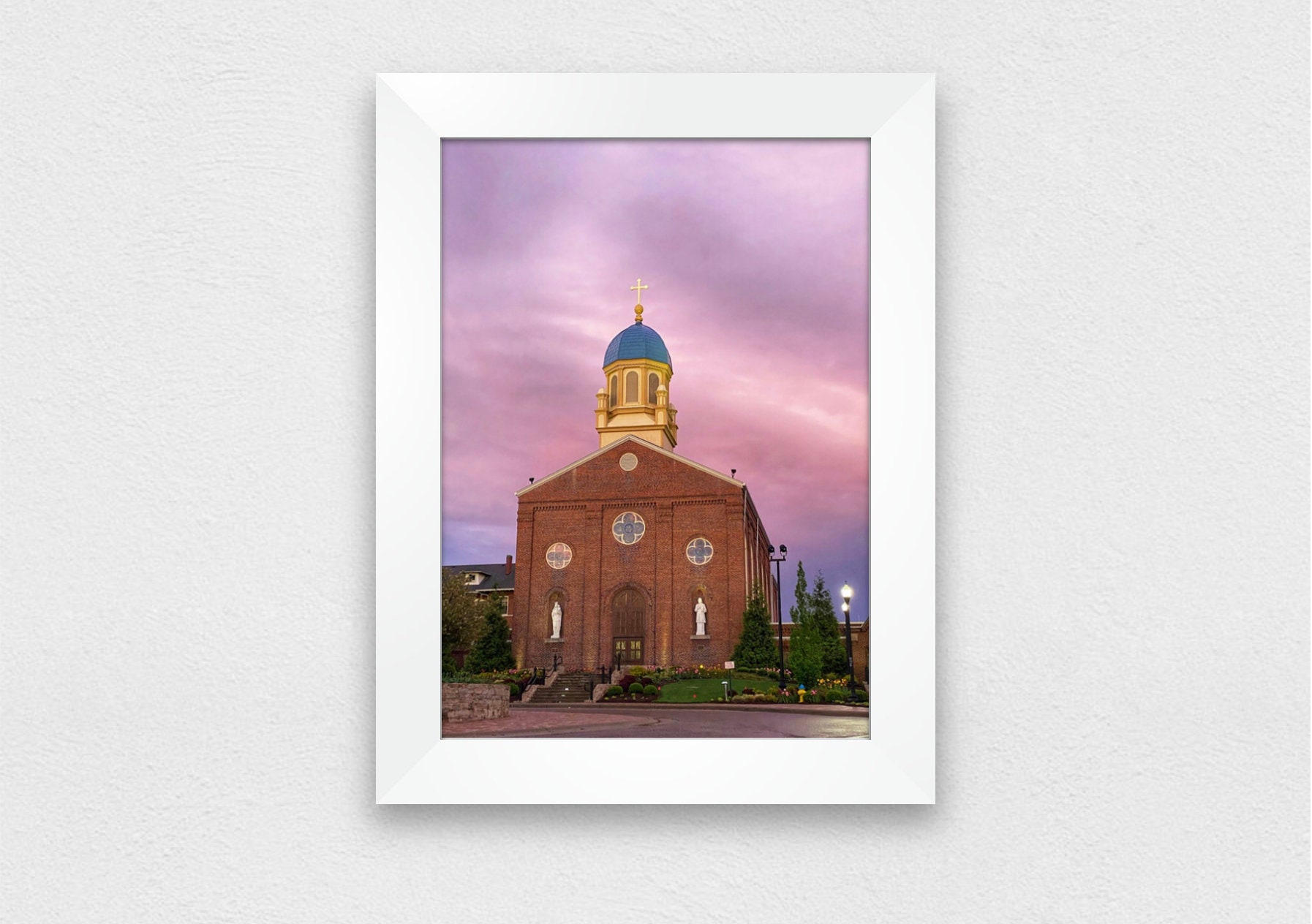 University of Dayton Chapel/Sunset/Framed Photograph | Etsy