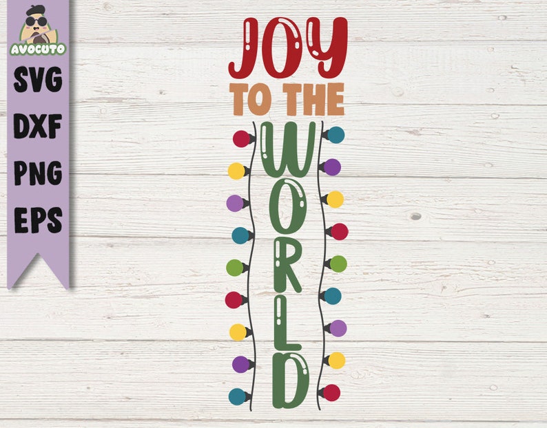 joy to the world svg welcome christmas porch sign joy to the world porch sign christmas home decoration xmas winter file for cricut
