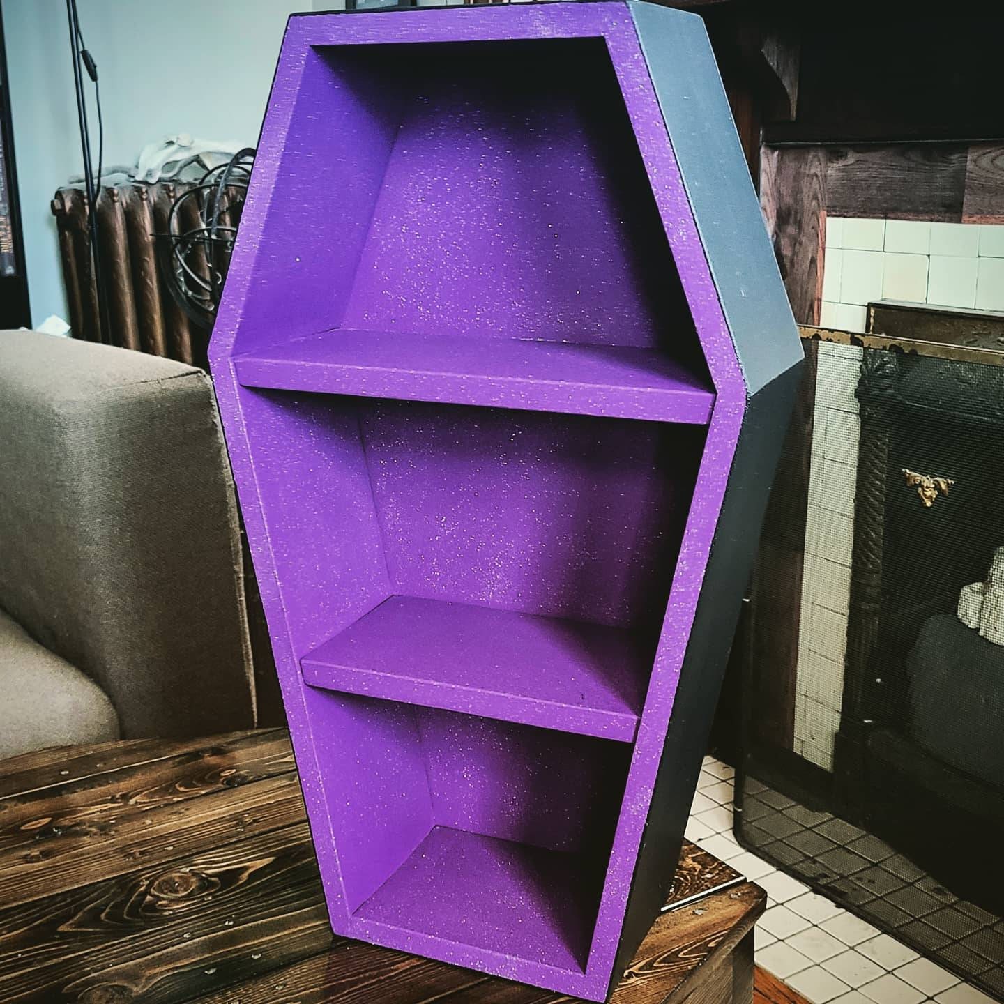 Glitter Coffin Shelf Etsy