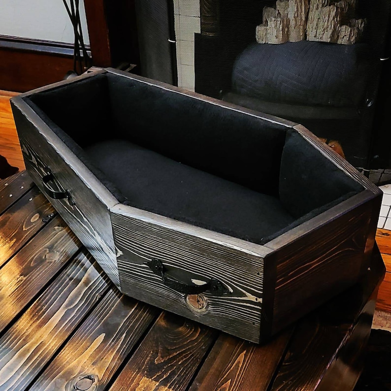 Coffin Pet Bed Etsy