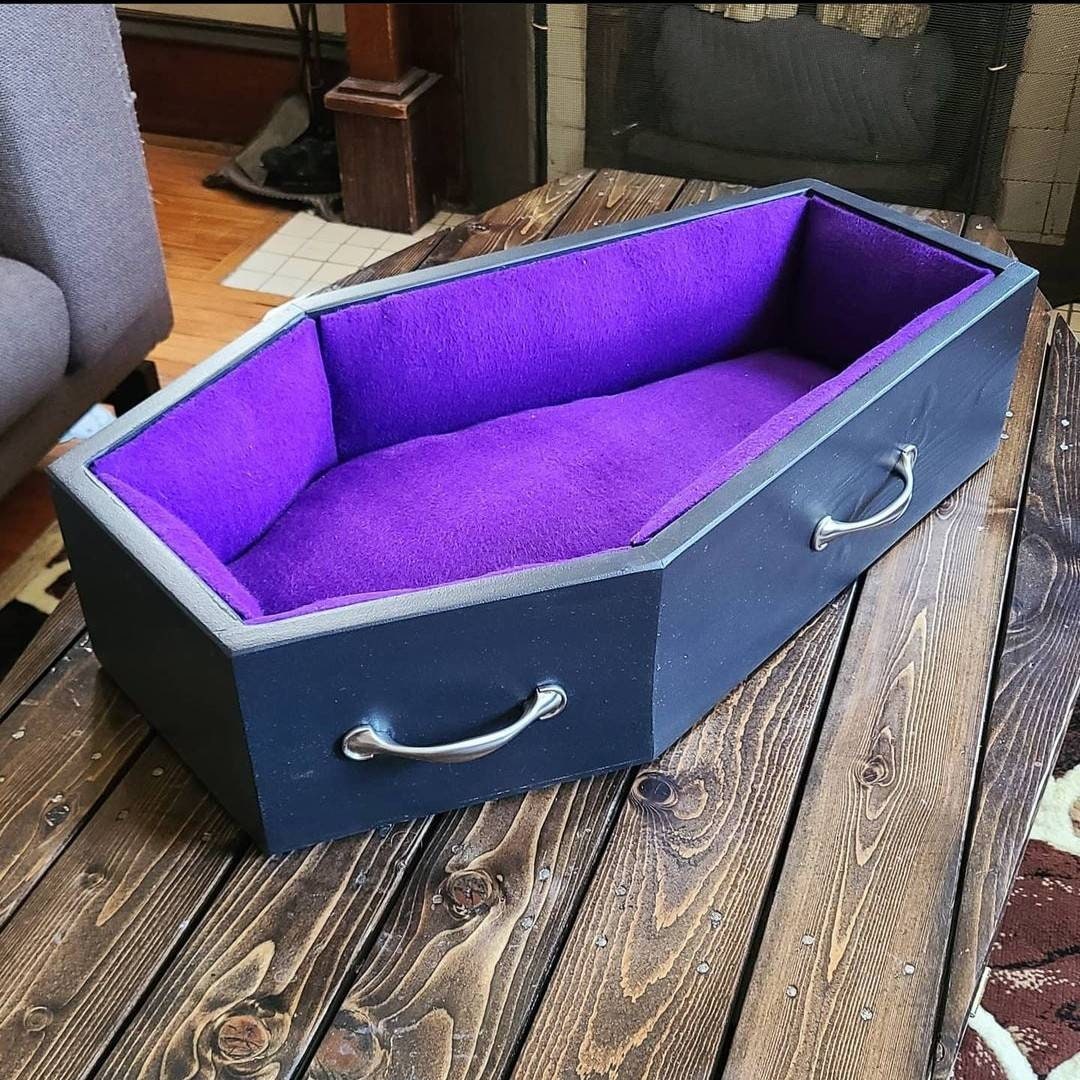 Coffin Pet Bed Etsy
