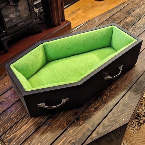 Coffin Cat Bed Etsy