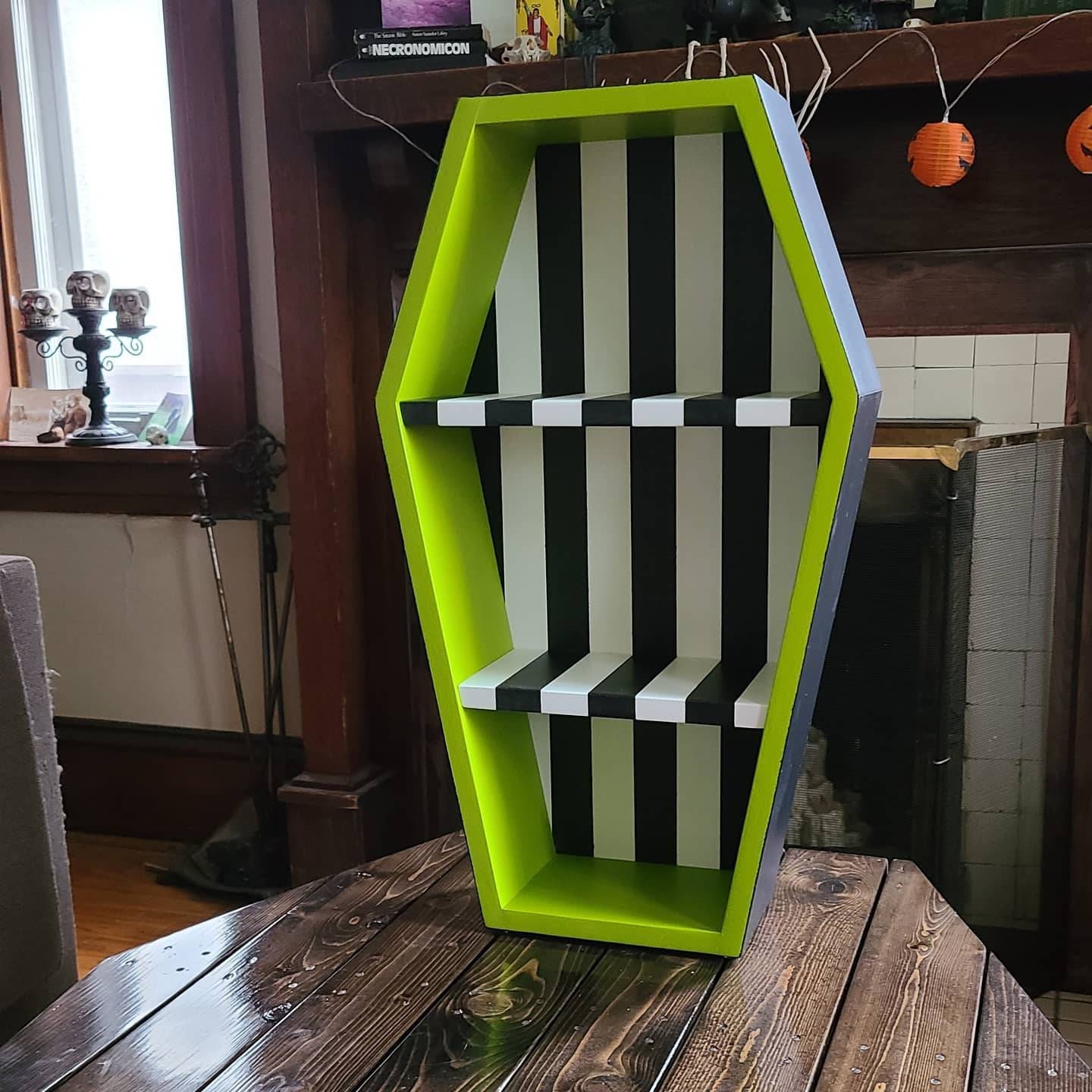 Beetlejuice Coffin Shelf Etsy