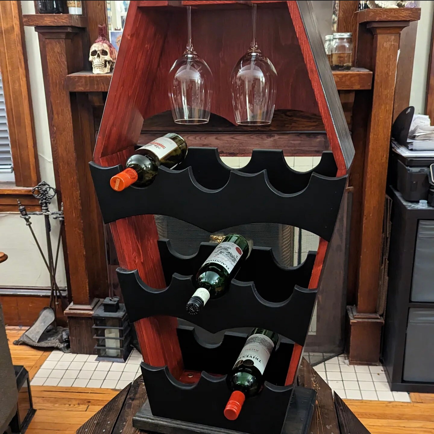 Coffin Wine Rack - Etsy