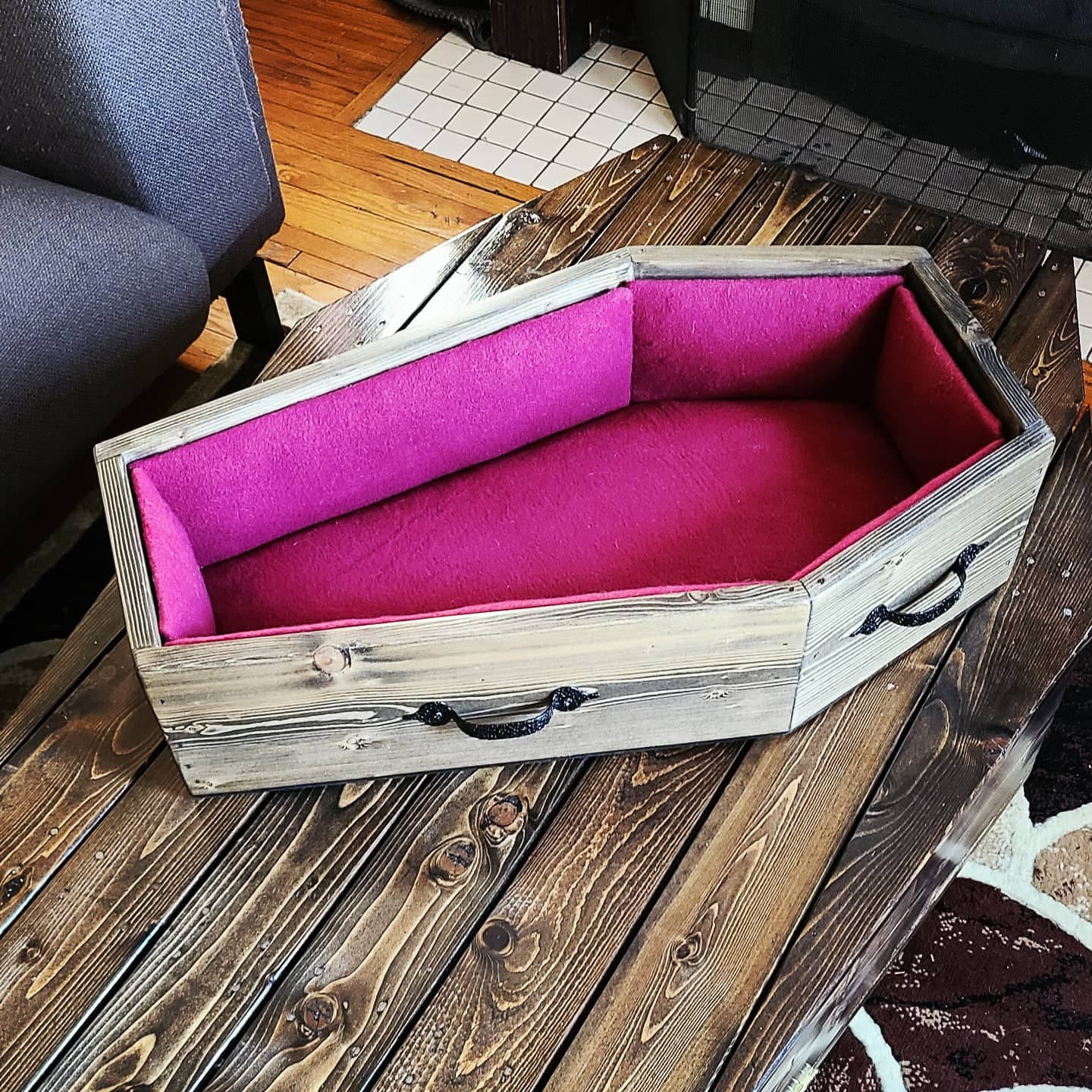 Coffin Pet Bed Etsy