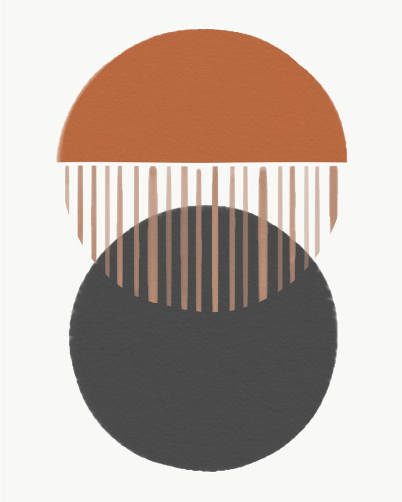 Circle Printable Art | Digital Download | Abstract Printable Art ...