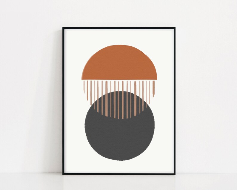 Circle Printable Art | Digital Download | Abstract Printable Art ...