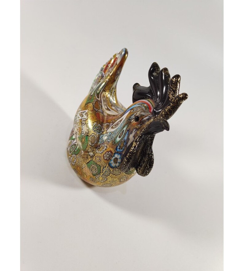 Murano glass rooster shops