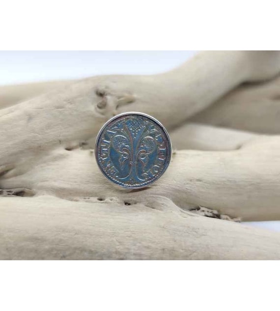 Anello con giglio fiorentino sale