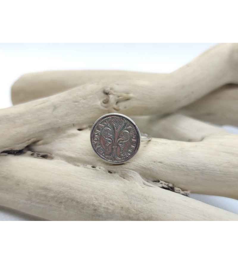 Anello con shop giglio fiorentino