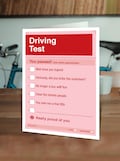 Funny Passed Driving Test Congratulations Card | You Passed Your Test Offensive Card | Tick Where Appropriate!