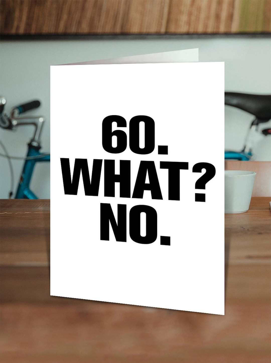 Witzige Karte zum 60. Geburtstag von Modern Toss Freche 60er Jahre