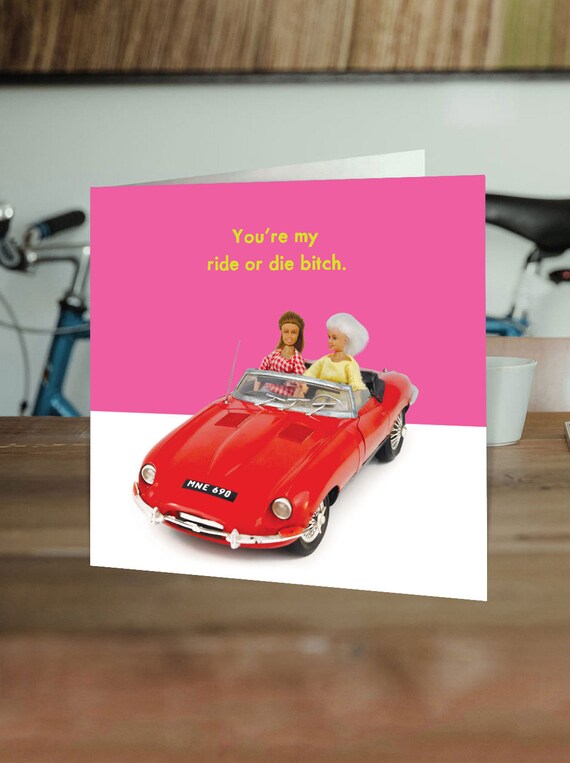 Funny Cards for Her Rude Birthday Cards for Bestie Friends Etsy