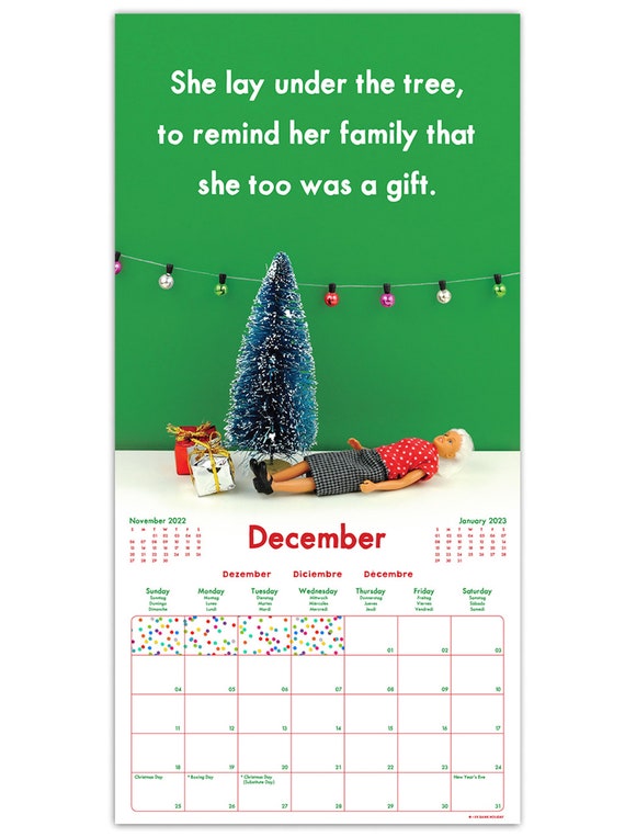 2022 Christmas For Him 2022 Wall Calendar Funny Gifts For Him Or Her Birthday | Etsy Australia
