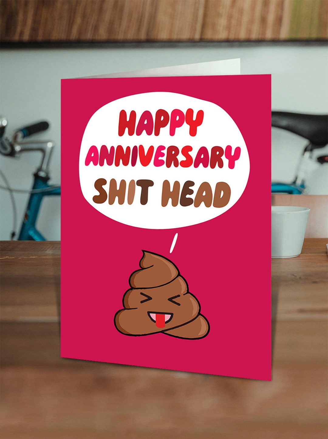 Funny Anniversary Card Rude Wedding Anniversary Card for Husband or ...