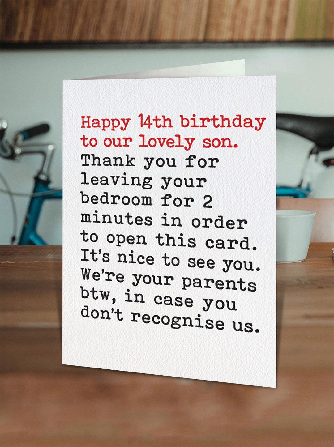 Funny 14th Birthday Card for Son Cheeky Son Cards - Etsy Singapore Funny 14th Birthday Card for Son Cheeky Son Cards - Etsy Singapore