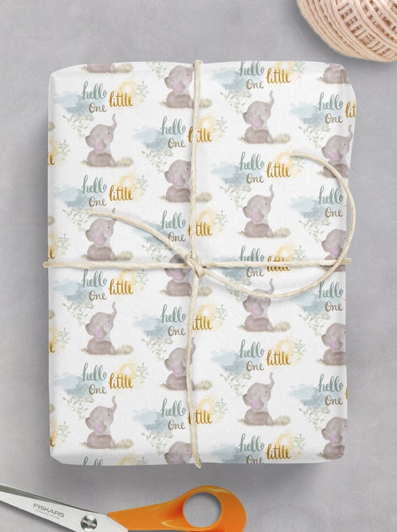 New Baby Gift Wrap and Optional Card for Baby Boys or Girls Etsy