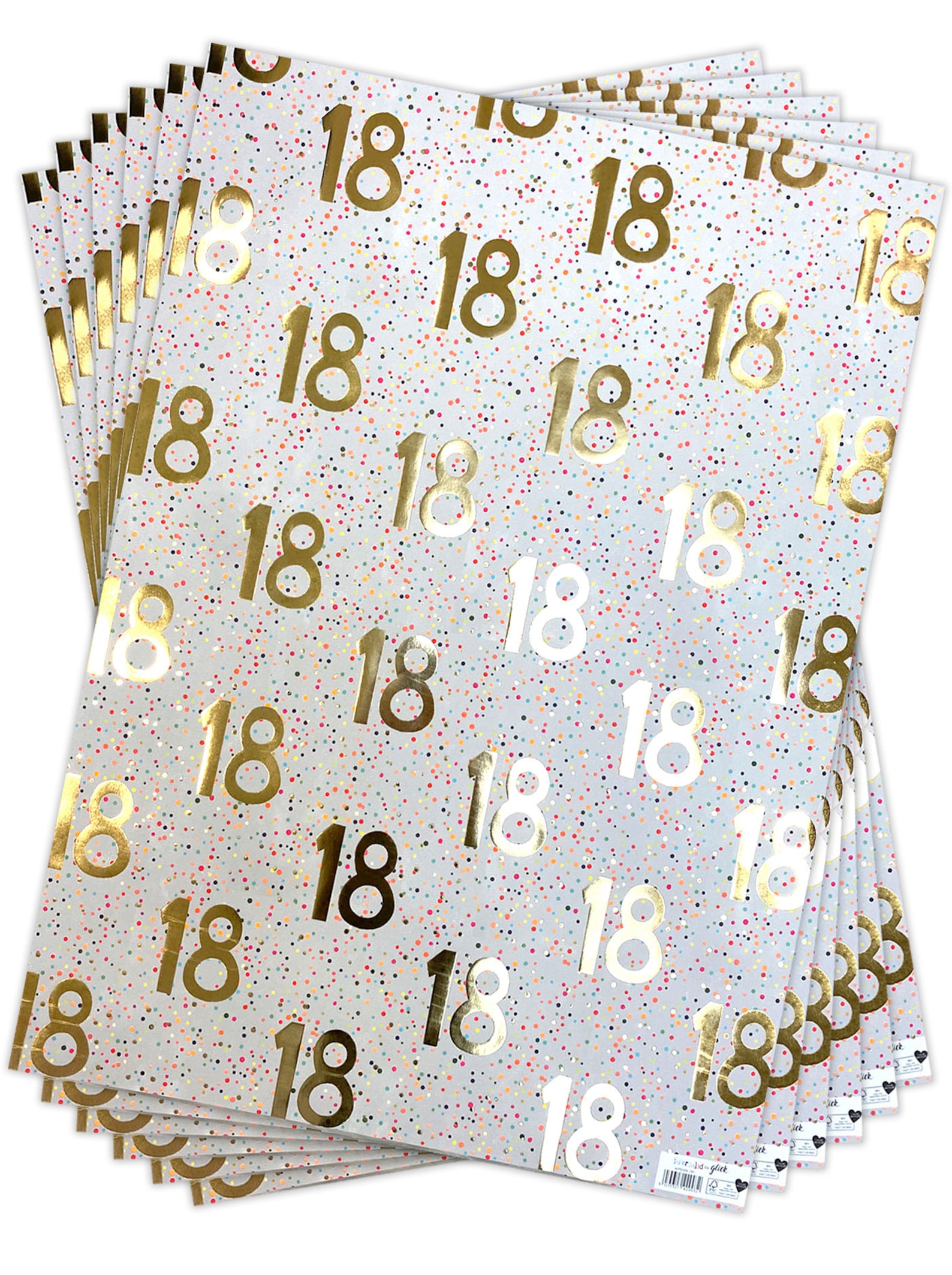 18th Birthday Wrapping Paper For Boy Girl Friend Mate Etsy