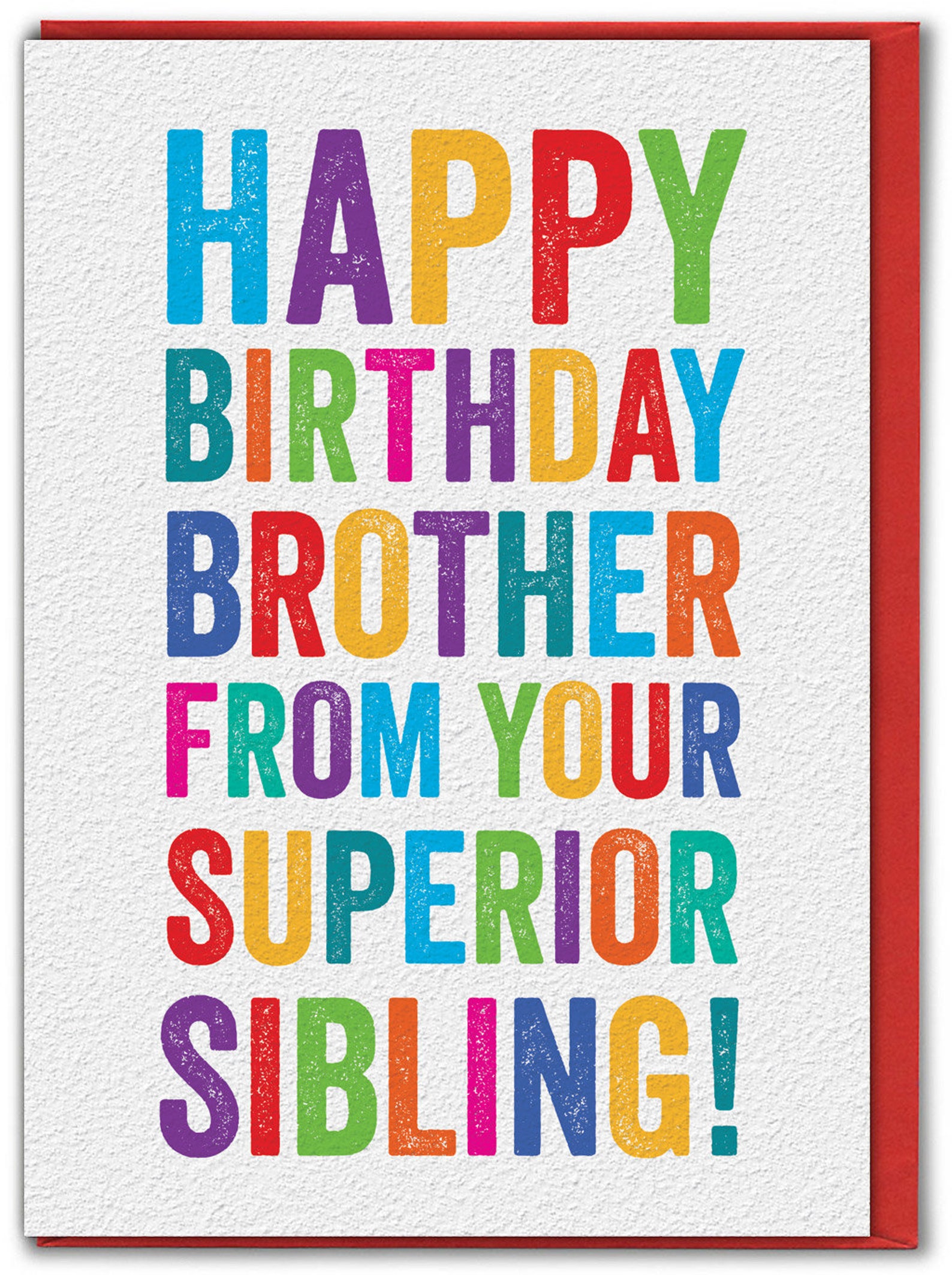 Funny Birthday Card For Brother Cheeky Brother cards | Etsy