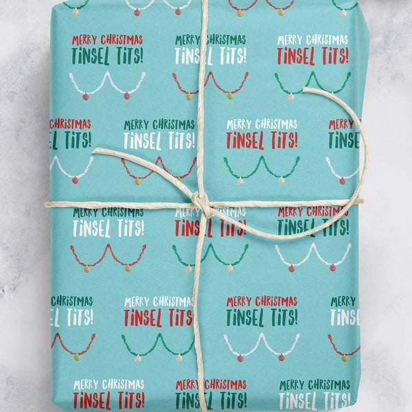 Funny Christmas Wrapping Paper Etsy