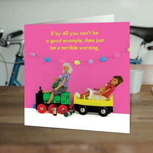 Funny 40th Cards for Him or Her | 40th Birthday Cards for Men Women | Milestone Birthday Cards | Age Cards | 40th Gifts