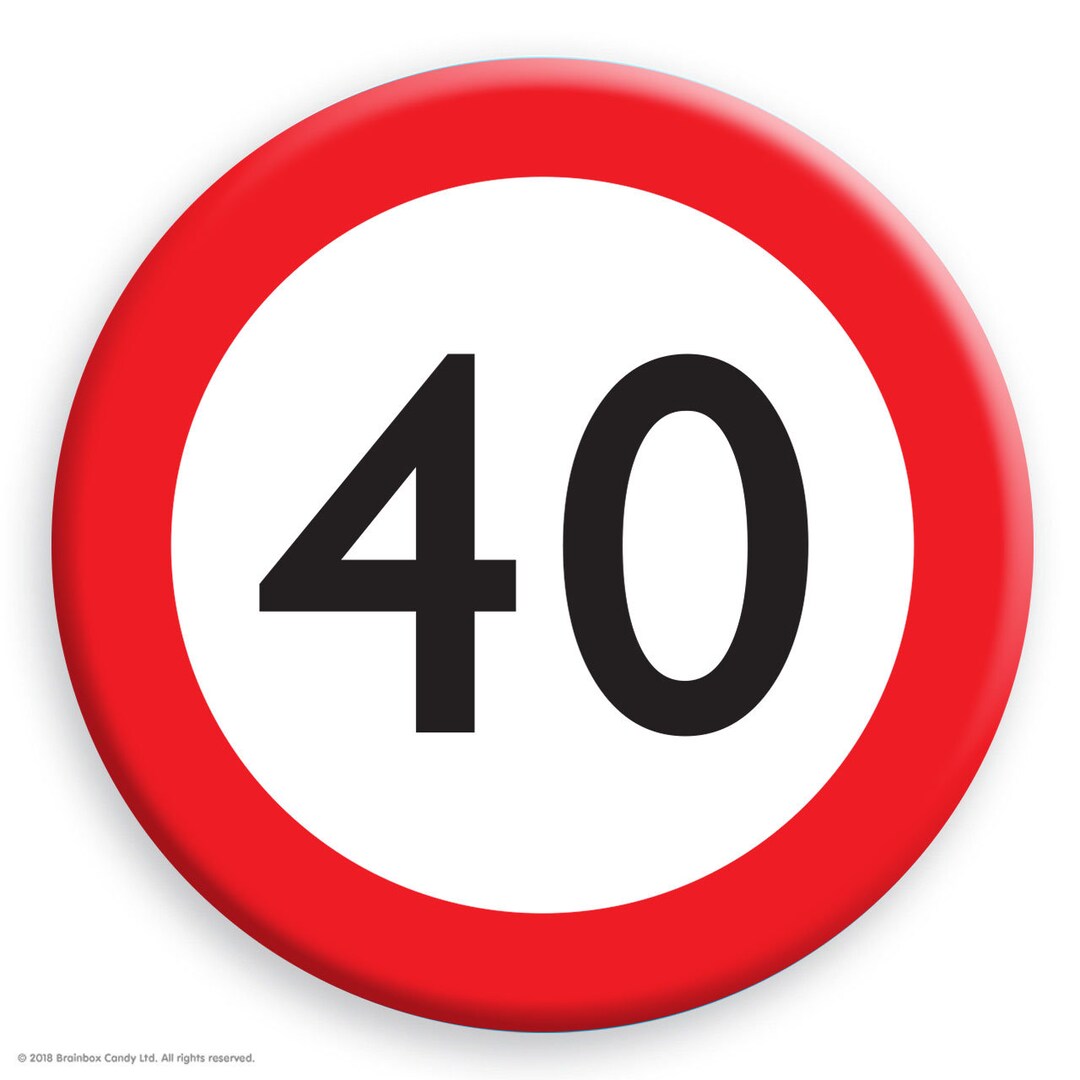 Insignia De Cumplea os 40 Regalos De Cumplea os 40 Para Etsy Espa a