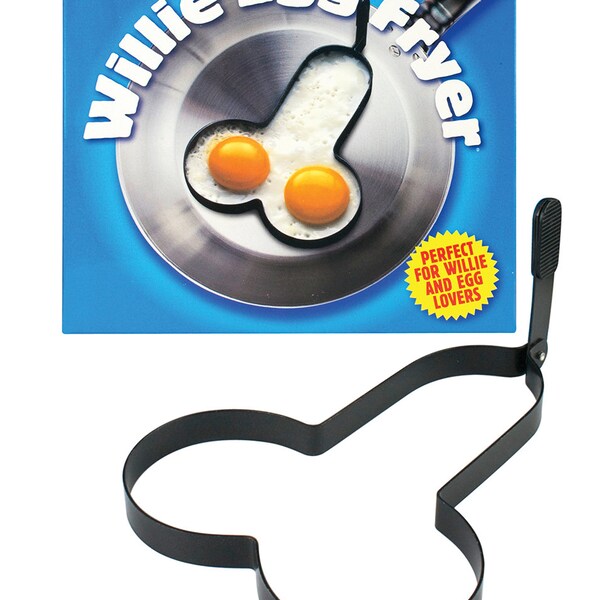 Willie Egg Fryer | Funny Presents For Men or Women | Hilarious Gifts for Egg Lovers | Rude Homeware Gifts for Him Her | Novelty Kitchenware