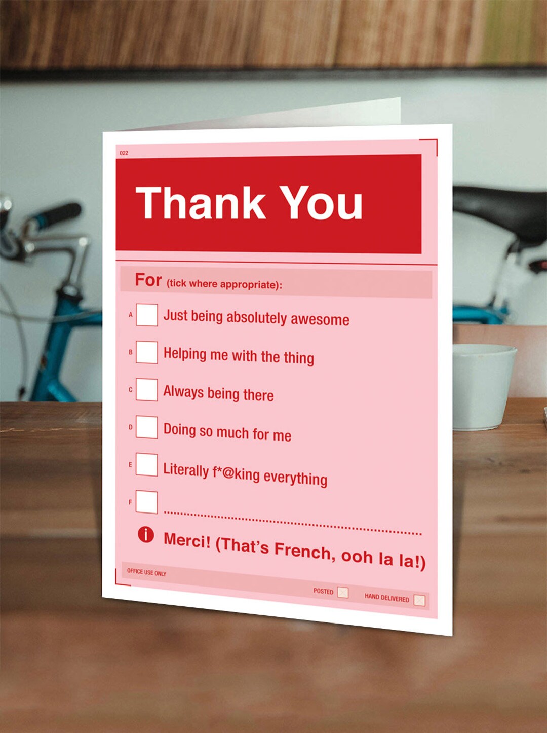 Funny Thank You Cards Thank You for Everything Card Hilarious Cards to