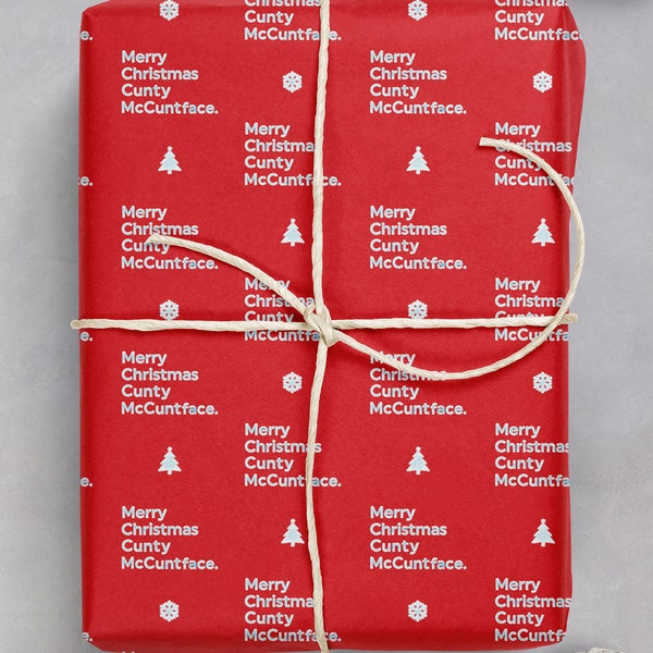 Offensive Christmas Wrapping Paper 
