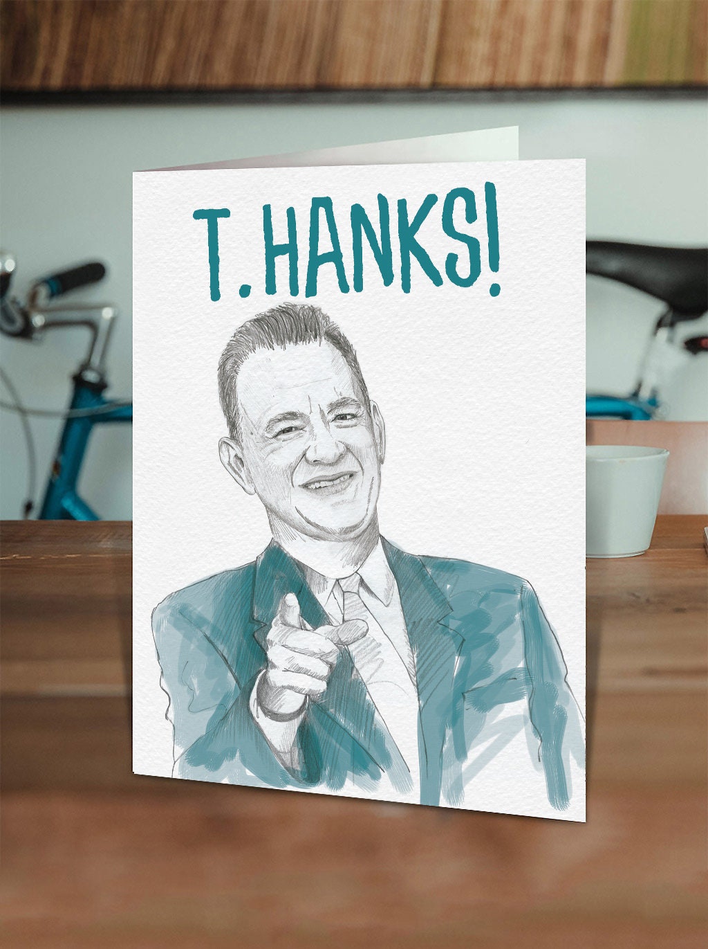 Funny Tom Hanks Thank You Card For Men Women Him Her Etsy Funny Tom Hanks Thank You Card For Men Women Him Her Etsy