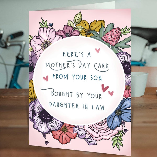 Funny Mother's Day Card | From Son | cheeky mothers day cards | Hilarious Mother's Day Card From Son Bought By Daughter In Law