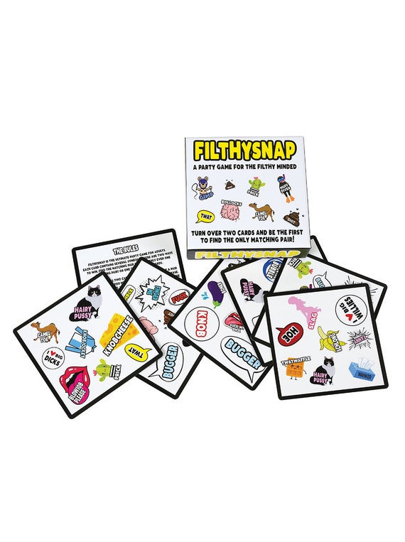 Filthy Snap Card Game Funny Adult Games for Men or Women picture photo