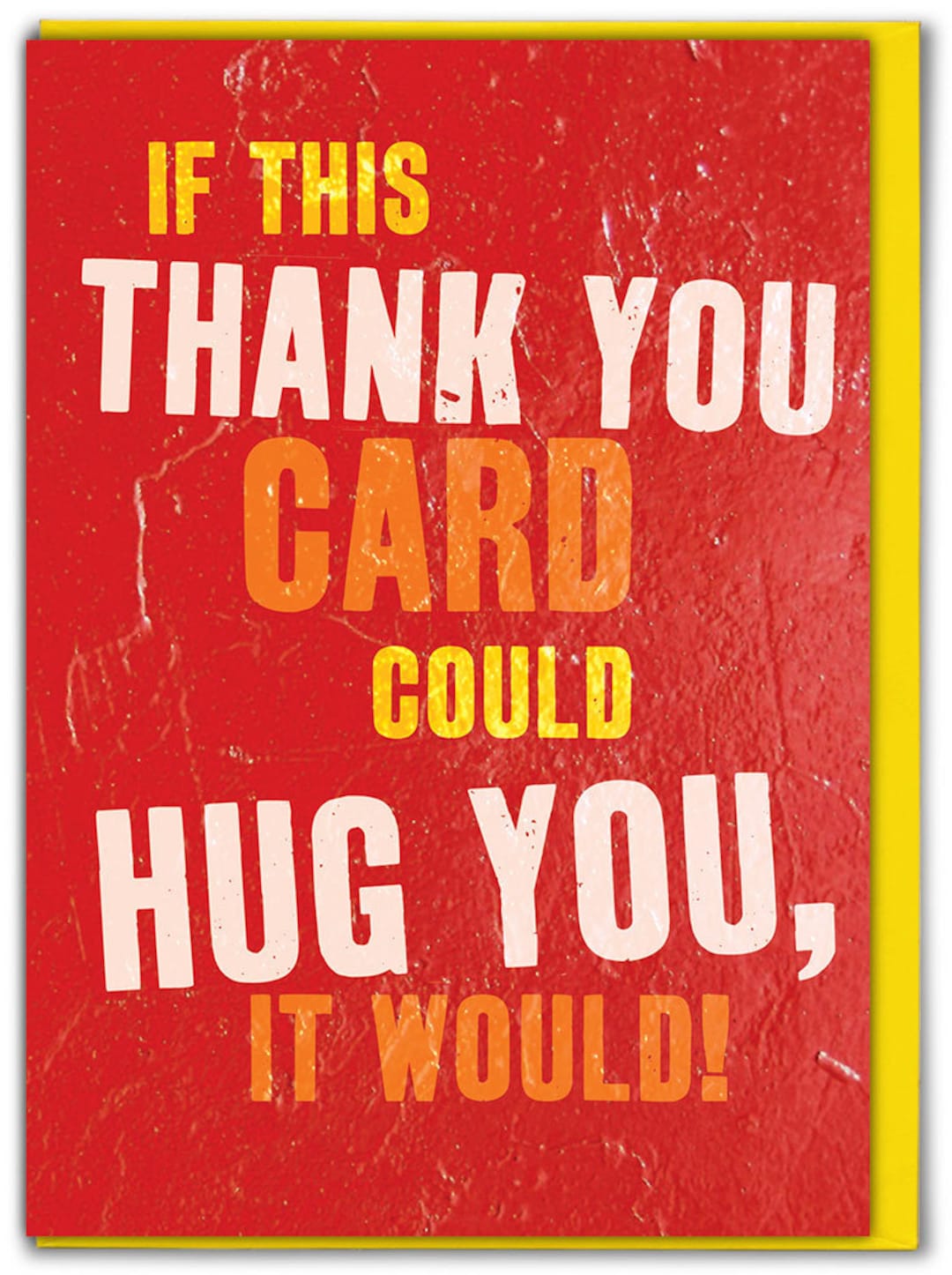 Socially Distanced Hug Thank You Greetings Card for Him Her Friend Mate