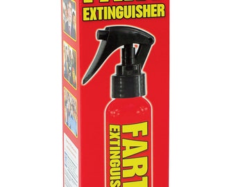 Fart Extinguisher Air Freshner | Funny Gifts For Men | Hilarious Gifts for Smelly Boys | Rude Gifts for Him | Novelty Gifts For Teenage Boys