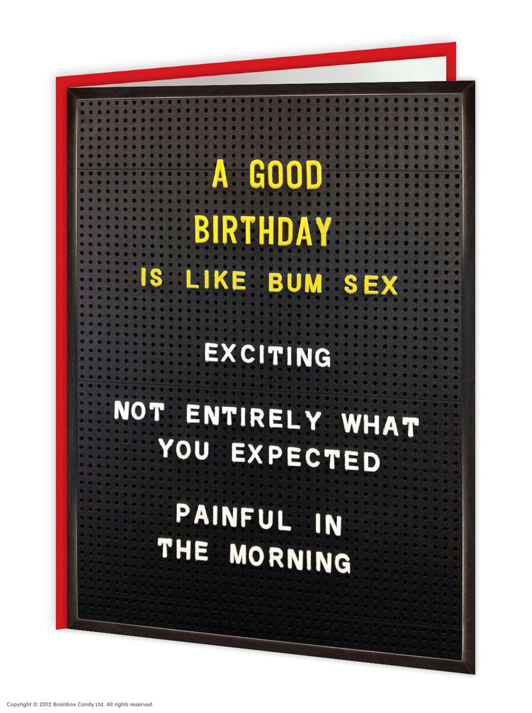 Verjaardag Bum Sex verjaardagskaart grappig grof expliciet afbeelding