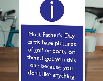 Funny Father's Day Cards | Cheeky Cards for Fathers Day | For Dad's With A Sense of Humour