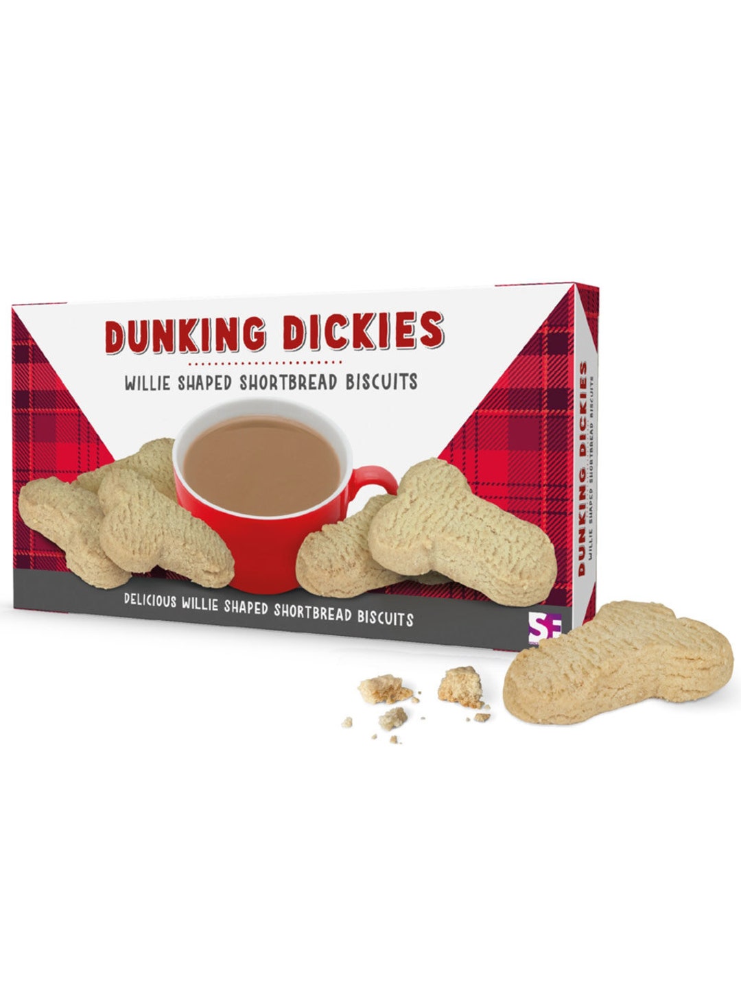 Dunking Dickies Shortbread Biscuits With A Difference Novelty Food