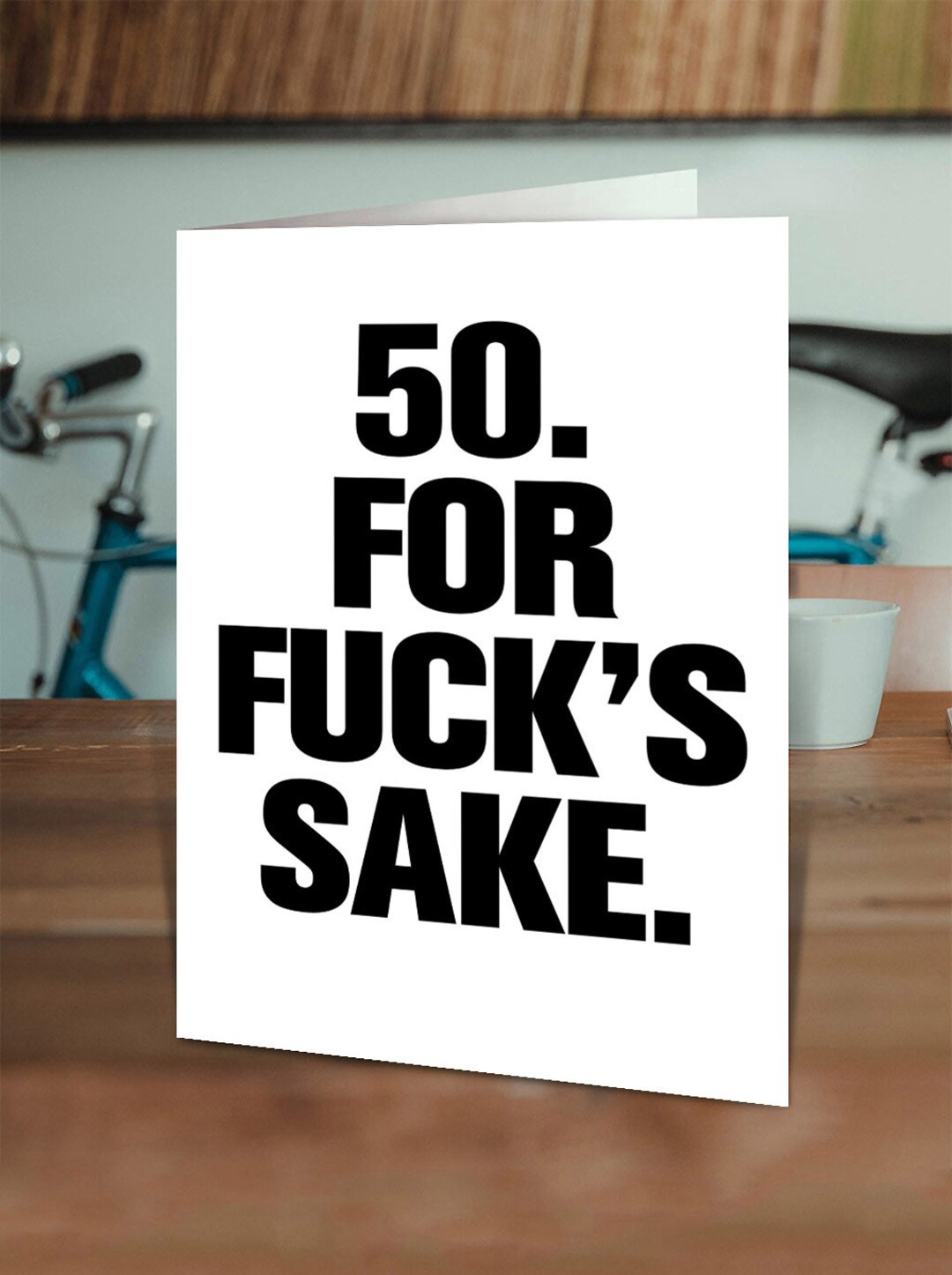 Funny 50th Birthday Card by Modern Toss Cheeky 50th Cards Rude 50th ...