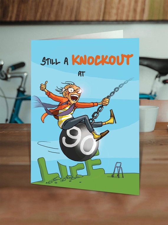 90th Birthday Card for Men Him Husband Dad Grandad Uncle - Etsy