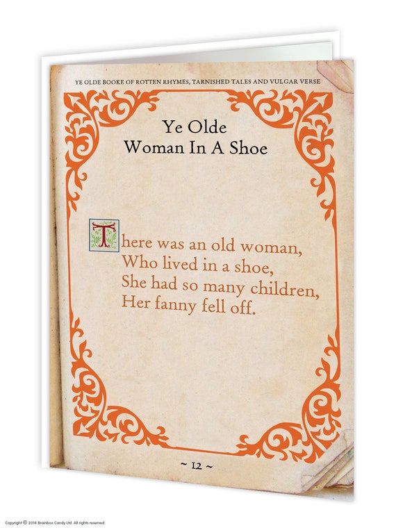 Old Woman Fanny Birthday Card Funny Rude Offensive - Etsy Old Woman Fanny Birthday Card Funny Rude Offensive - Etsy