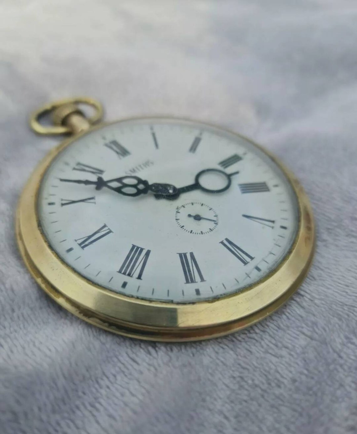 1960s smiths pocket Watch 'big time' Goliath Pocket Etsy
