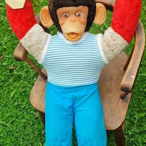 Cute Vintage Original Jacko Monkey C1960s 1970s Chad Valley App