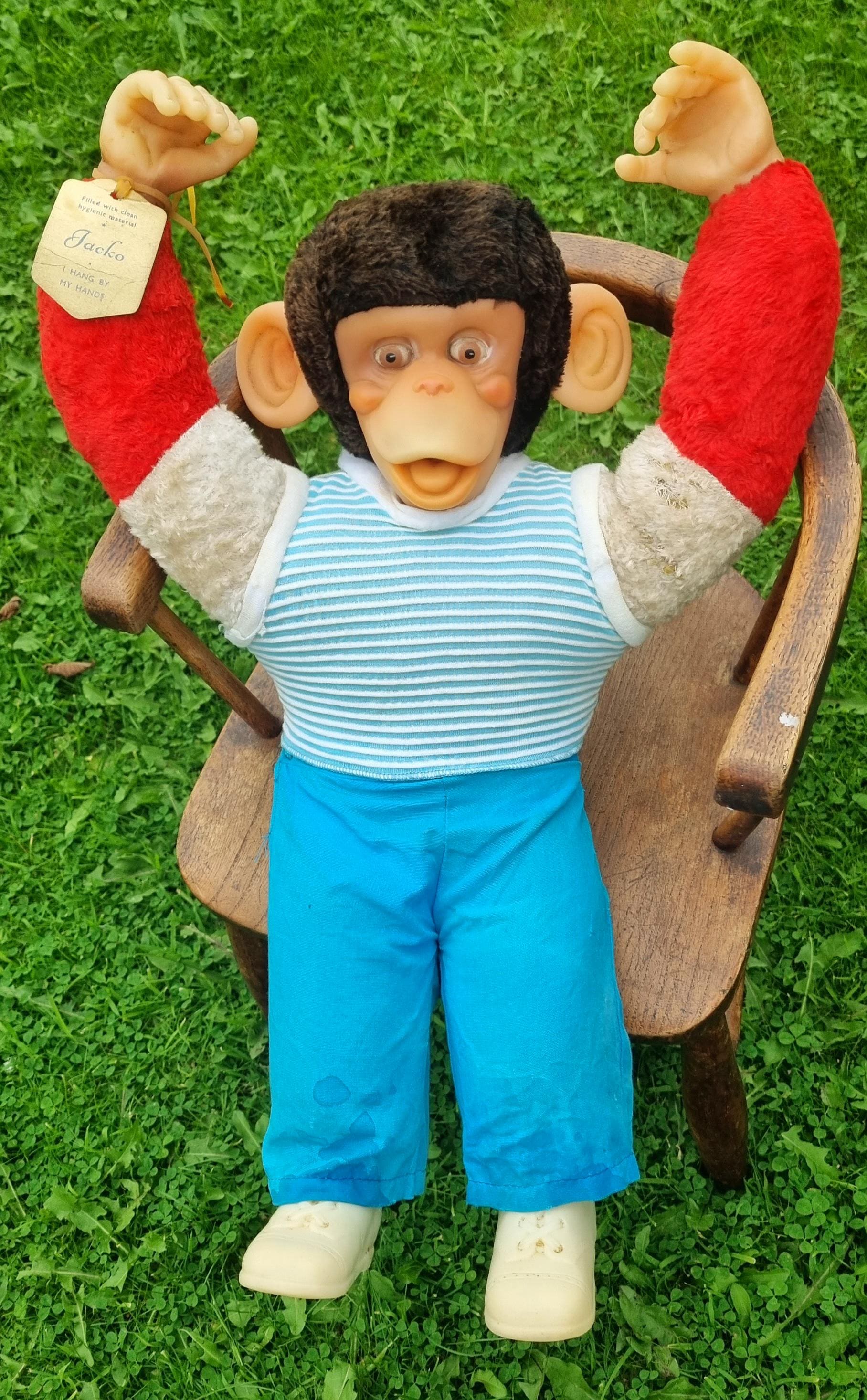 Cute Vintage Original Jacko Monkey C1960s 1970s Chad Valley App