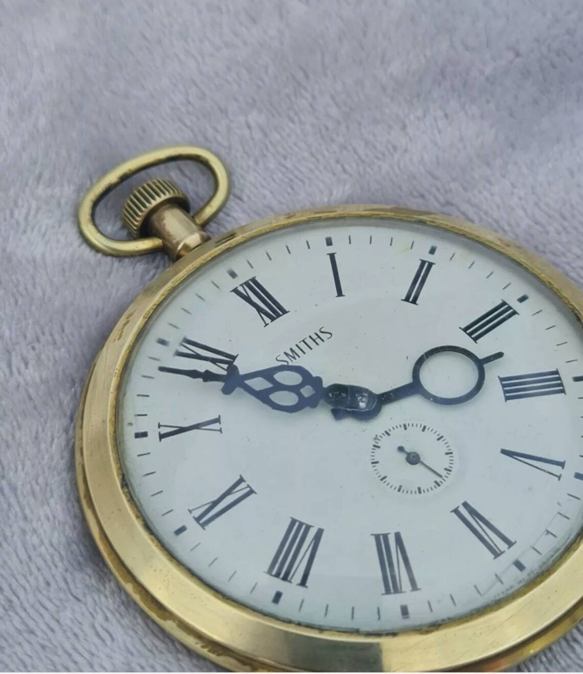 1960s smiths pocket Watch 'big time' Goliath Pocket Etsy
